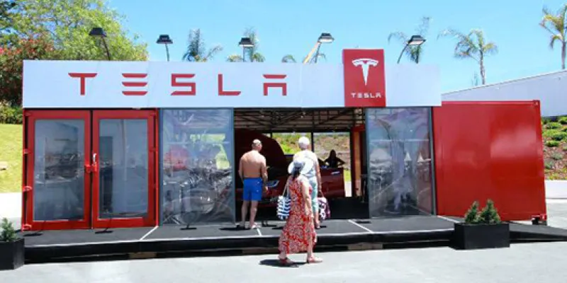 Tesla Stand In Vilamoura