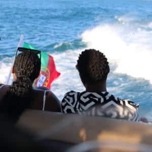 Romantic Yacht Engagement Celebration in Vilamoura