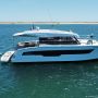 Private rental luxury power catamaran in Vilamoura marina located