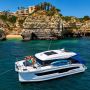 Catamarã de luxo no Algarve