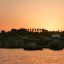 Boat trip at sunset