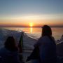 Boat trip at sunset