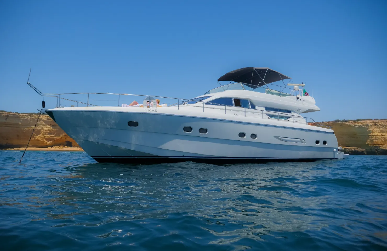 A Mar Flybridge Yacht Hire