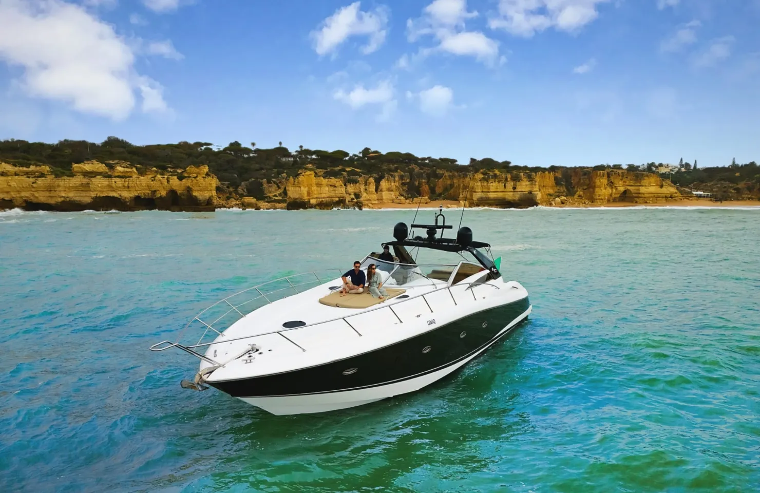 Sunseeker Portofino 53’ Yacht Charter in Vilamoura